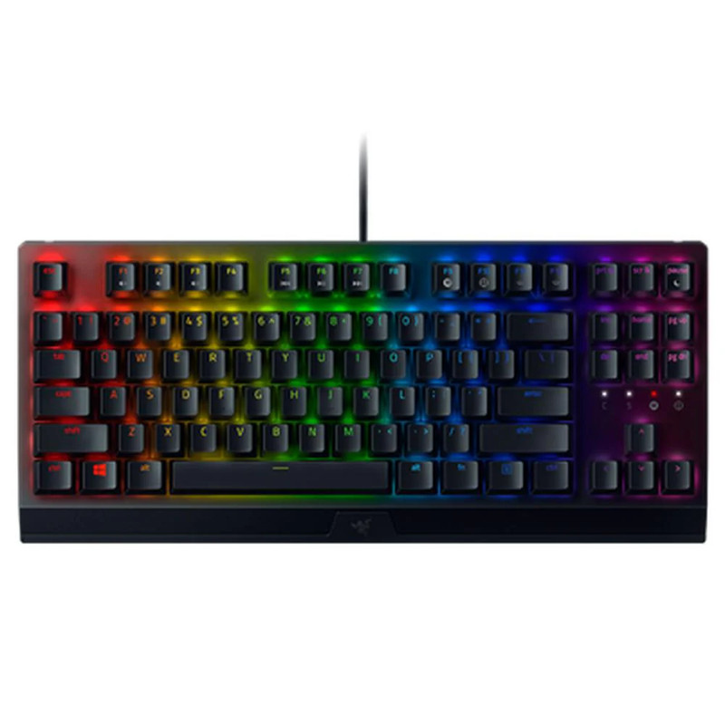 Razer BlackWidow V3 TKL RGB Mechanical Gaming Keyboard - Green Switch - لوحة مفاتيح